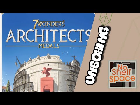 7 Wonders Architects - Medals | Unboxing and Overview - Does It Add Enough?
