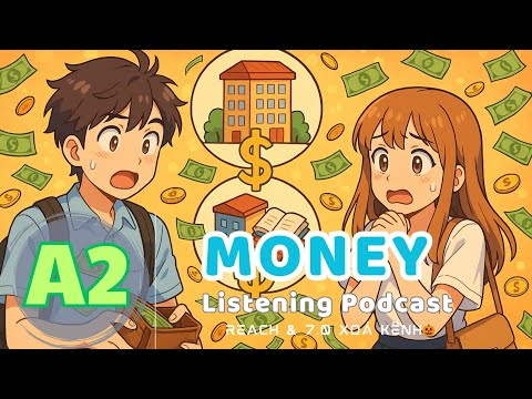 🎧 Luyện Nghe Tiếng Anh Level A2 - MONEY | Listening English Podcast |🎯