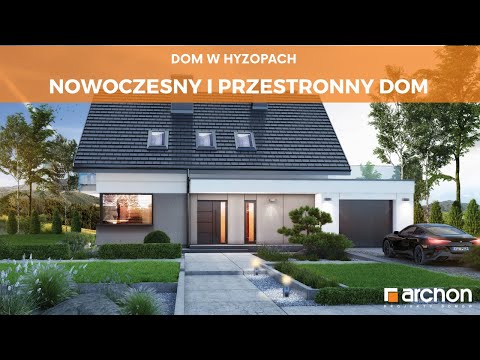 Dom w hyzopach – Nowoczesny i przestronny I ARCHON+ Projekty Domów