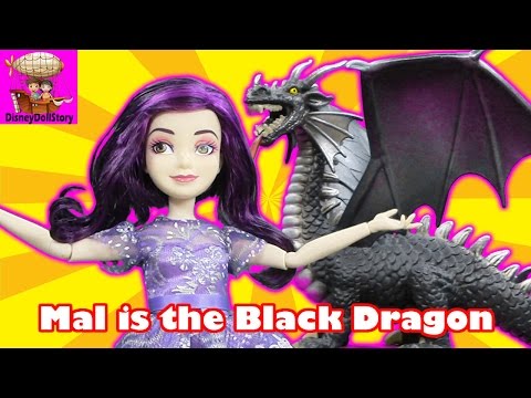 Mal is the Black Dragon - Part 2- The Curse of Black Dragon Descendants Disney