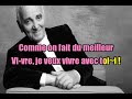 Charles Aznavour  Vivre Avec Toi Version Chantée Création JP. Karaoké disponible pour les abonnés