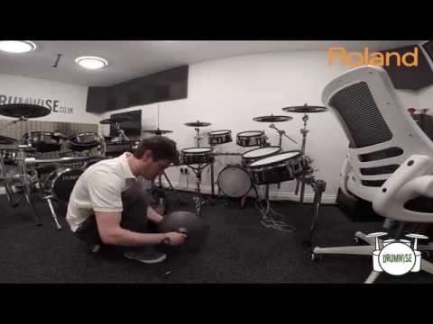 Roland TD30KV V-Drums - Setting Up Our Second Kit - www.DrumWise.co.uk