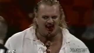 Gangrel w/ The Hardys (New Brood) vs. The Inferno Kid (10 09 1999 WWF Jakked Metal)