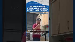 Viral Pelaku Mutilasi 'Koper Merah' Sempat Nyanyi Lagu Sephia saat Diinterogasi Tim Unit Jatanras