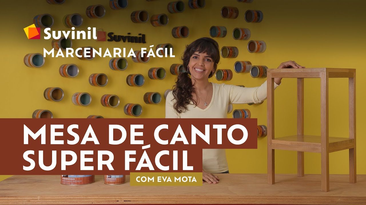 Uma mesa de canto super fácil de fazer!