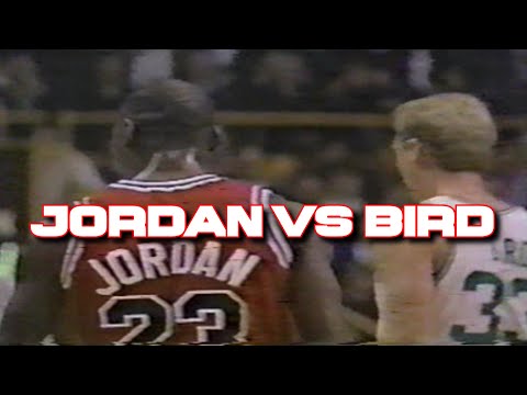 80's Michael Jordan vs Larry Bird - Revenge Game Boston Garden "Jordan won't score 50 here again"