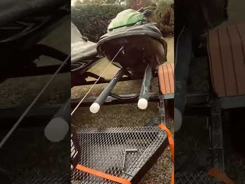 DIY jetski beach trailer