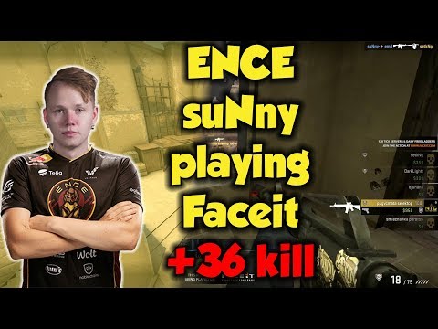 CS:GO - ENCE suNny playing Faceit with 36 frags * Mirage