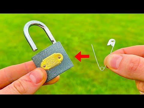 3 Ways to Open a Lock Without a Key! Amazing Tricks That Work Extremely Well