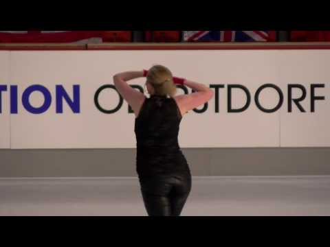 Regina Hachenberg   SIlver Ladies II Free Skating Oberstdorf 2017