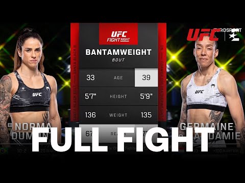 Norma DUMONT vs. Germaine de RANDAMIE | Full Fight | UFC Vegas 90