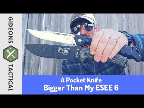 Bigger Than My ESEE6! Cold Steel Luzon 6in. Version
