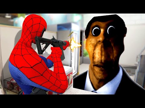 Trying to Survive OBUNGA in Virtual Reality - Bonelab VR Mods