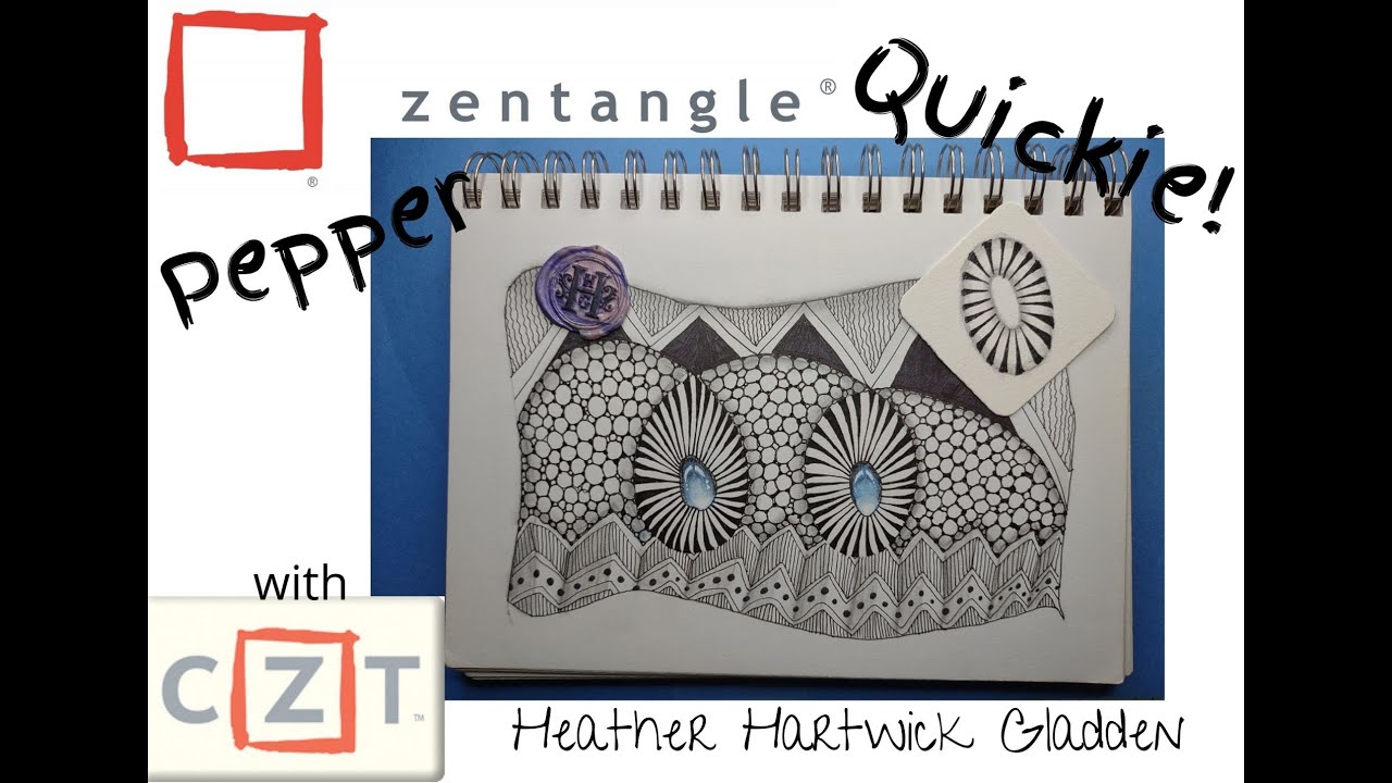 Zentangle® Quickie: Pepper