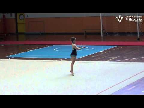 Ilaria Minelli clavette - A.S.D. Ginnastica Viktoria Brescia - Trofeo Primavera 2014