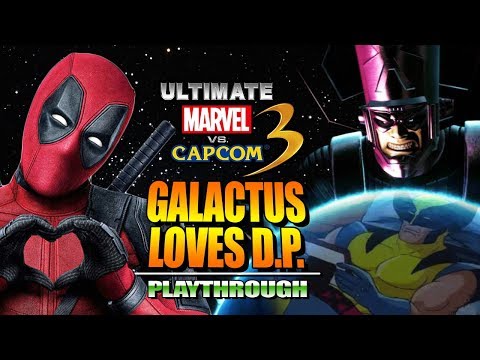 GALACTUS LOVES DP...Deadpool! - Arcade Playthru (Ultimate Marvel Vs. Capcom 3)
