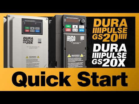 DURApulse GS20(X) VFD Quick Start from AutomationDirect