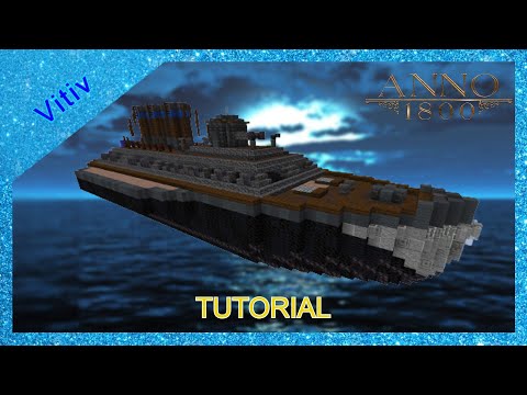 Anno 1800 Pirate Monitor in Minecraft - 1:1 Scale - Tutorial