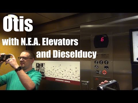 Otis Hydraulic Elevators @ Hampton Inn - St. Louis, MO (With N.E.A. Elevators & Dieselducy)
