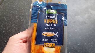 20191029 ASDA Smoked kipper fillets with butter Копченое филе рыбы с маслом buy in UK England