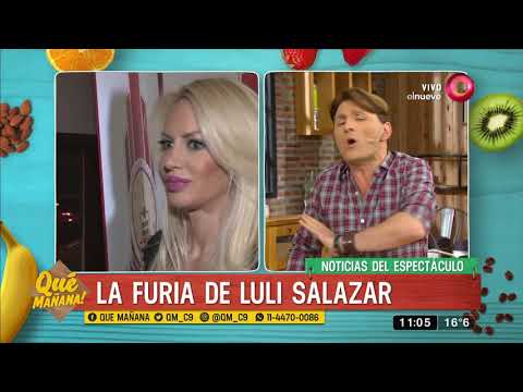 Luli Salazar's fury with Martín Redrado
