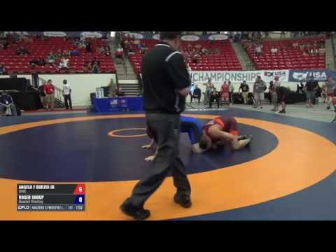 97-130 Quarters - Angelo F Borzio Jr (LVWC) vs. Roger Shoup (Maverick Wrestling)