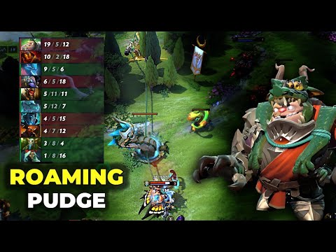 Roaming Pudge this GOOD - NO ONE IS SAFE! |Dota 2 7.38b