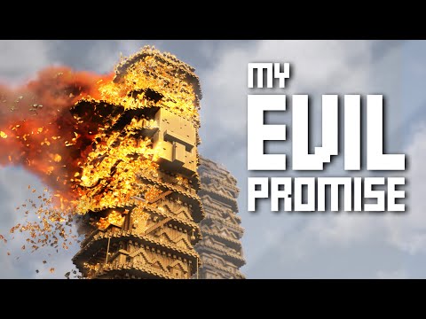 One Click of Flint & Steel vs Villager Towers 😨 | Minecraft