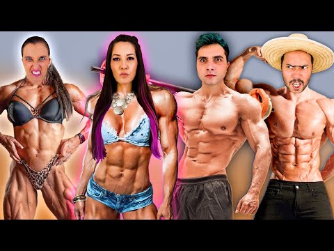 A FAMILIA TODA FICOU FORTE !!! ( Maloucos )