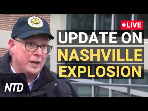 NTD Drone footage Nashville explosion