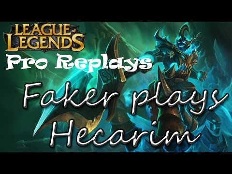 SKT T1 Faker (high water) - Hecarim vs Udyr - 21/2/4 - EUW Solo Queue