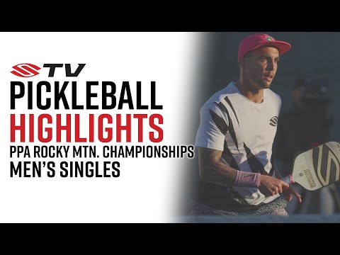 The Singles Battle Pickleball Highlight - Tyson McGuffin vs. Ben Johns - PPA Rocky Mtn. Championship
