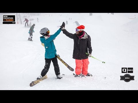 Ka-POW! ❆ The Girls Shred Session at MINI Snowpark Feldberg (Freeski Edit, 2016-03-06)
