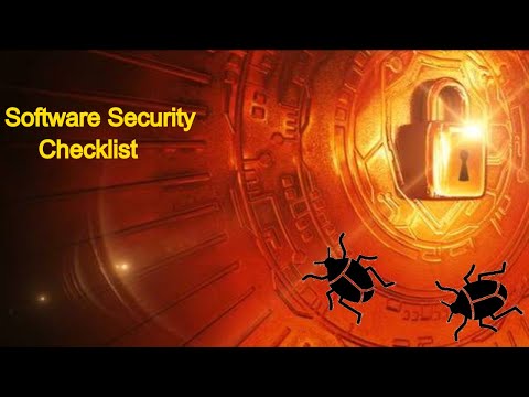 Software Security checklist |Application Security| Web security audit |Security in SDLC | infosec