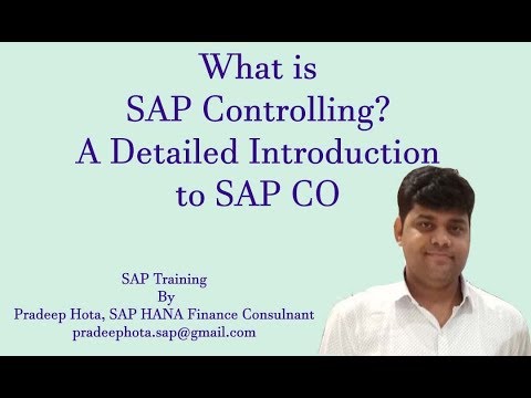 Introduction to SAP CO | SAP Controlling Configuration steps | SAP ...
