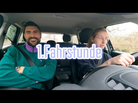 First driving lesson with driving instructor Lukas