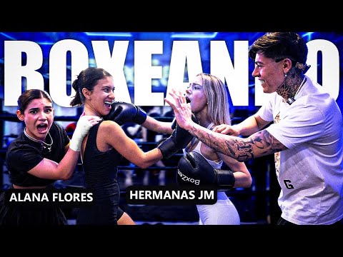 ENTRENANDO BOXEO CON DAFNNEJM Y ODALYSJM @HermanasJM  🥊