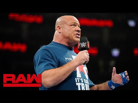 Kurt Angle announces he will retire at WrestleMania: Raw, March 11, 2019