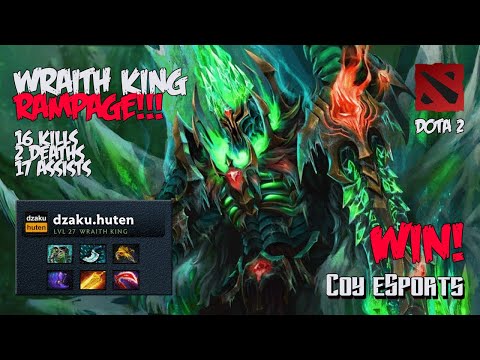 Dota 2 | Wraith King Carry (16K/2D/17A) | Full Game (v7.26c)