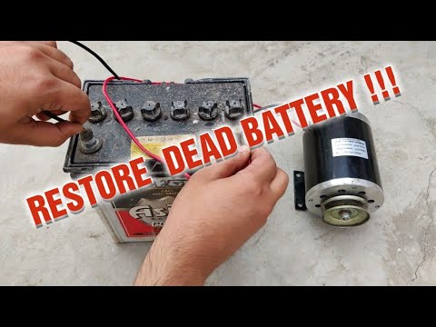 RESTORE 12v Car Battery with 20V Solar Panel
