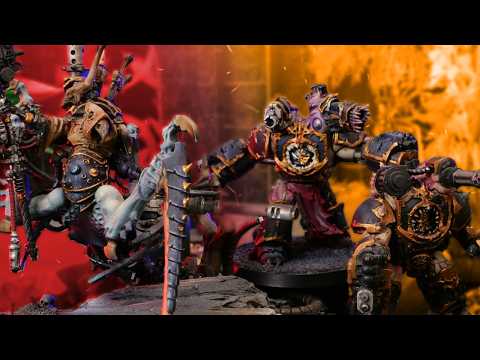 Chaos Space Marines vs Black Templar - A Short Form Warhammer 40k Battle Report