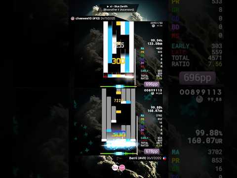 8.31* Blue Zenith [Ascension] #osu #osumania #osugame #bluezenith #vsrg #osumania7k #osumaniaskins