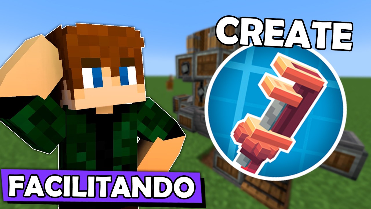 Facilitando o CREATE - Introdução - E01 [Minecraft Mods Tutorial]