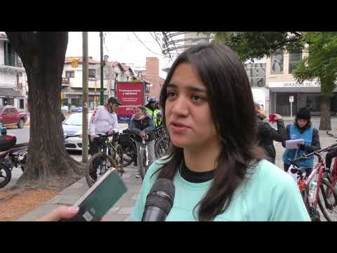 Se conmemoró el Día Mundial del Refugiado con un bicicleteada
