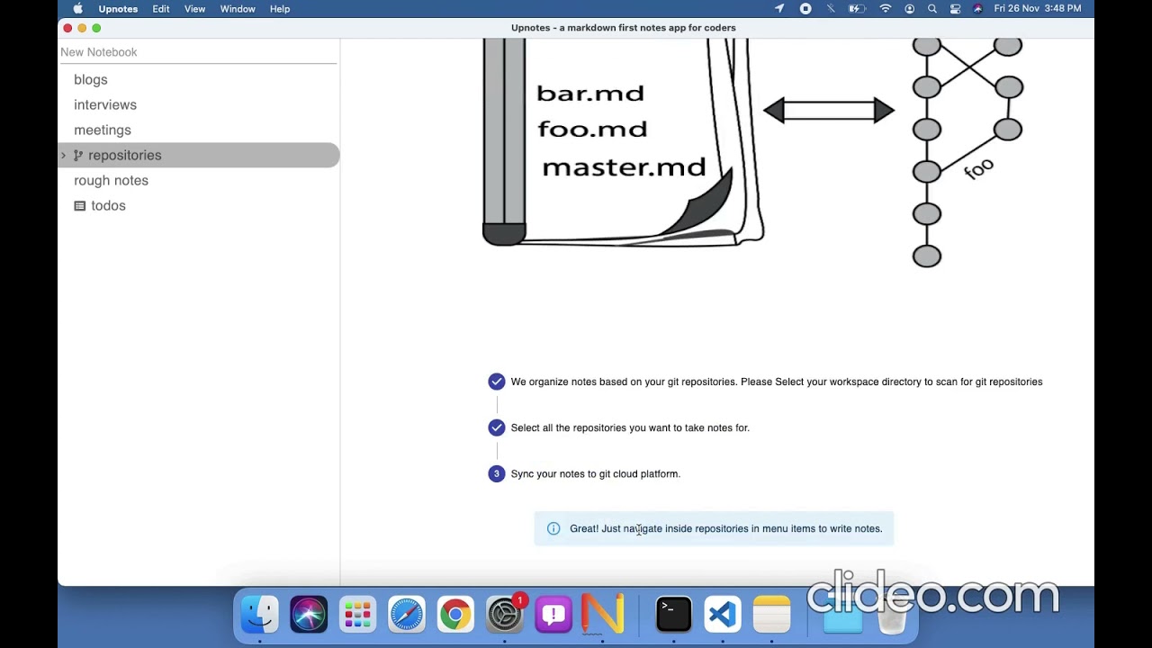 A notes app for software developers