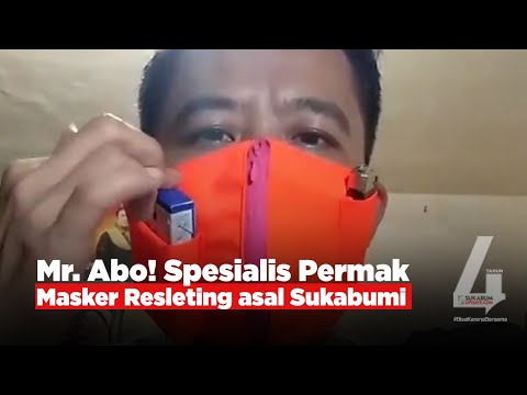 Mr. Abo! Spesialis Permak Masker Resleting asal Sukabumi