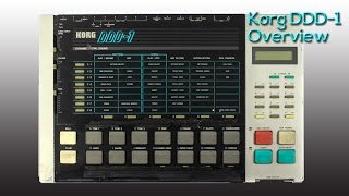 Video thumbnail for Korg DDD-1 Drum Machine Overview by anode8