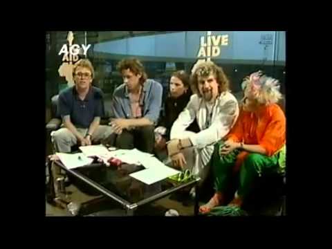 BBC Interview - Introduction Of Simple Minds (Live Aid 7/13/1985)