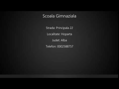 Scoala Gimnaziala Hoparta