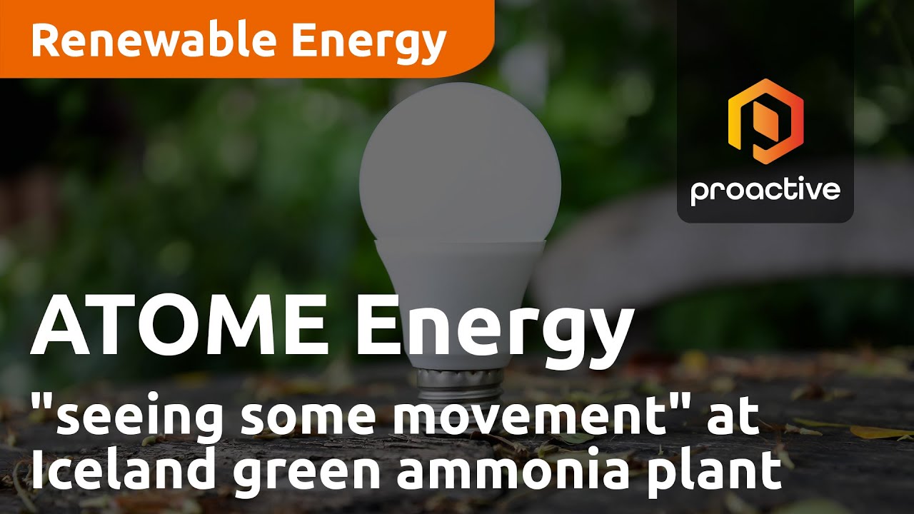 ATOME Energy "seeing some movement" at Iceland green ammonia plant